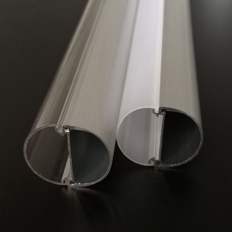 LED T8 Tüp Muhafaza PC Kapağı ve Alüminyum Taban